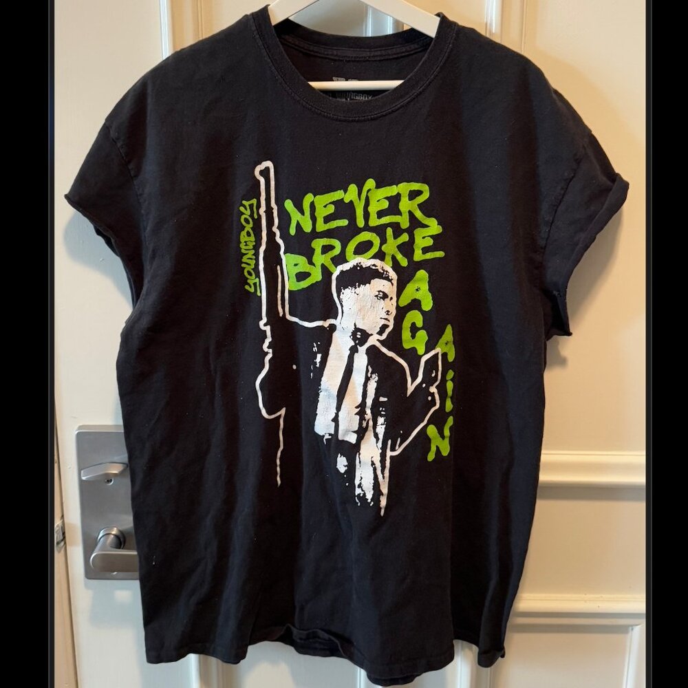 Vlone nba Youngboy my window T Shirt black size XL